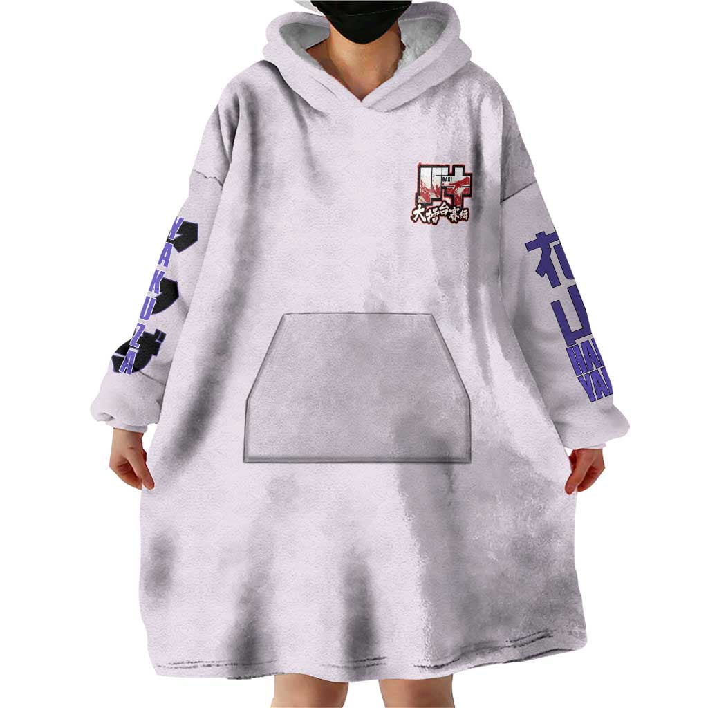Hanayama Kaoru Baki Wearable Blanket Hoodie Japan Anime Style TS04