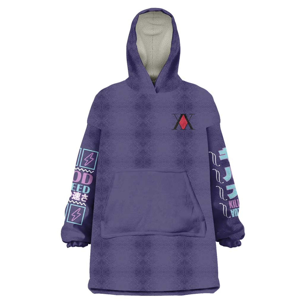 Killua Zoldyck V2 Hunter x Hunter Wearable Blanket Hoodie Anime Style TS04