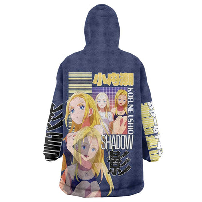 Kofune Ushio Summer Time Rendering Wearable Blanket Hoodie Japan Anime Style TS04