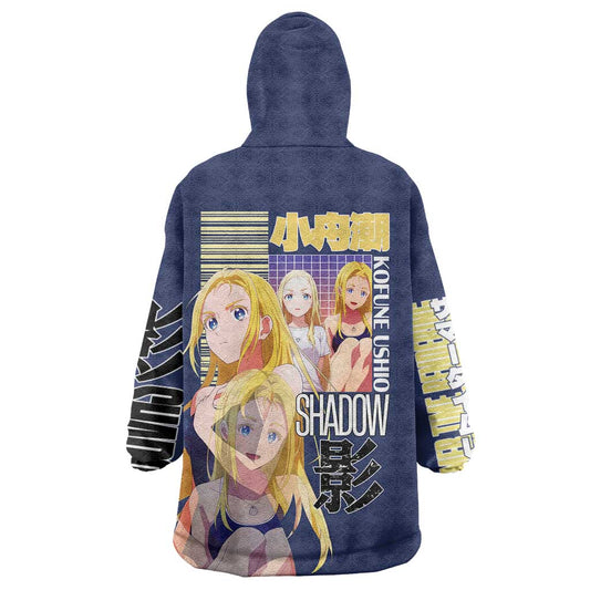 Kofune Ushio Summer Time Rendering Wearable Blanket Hoodie Japan Anime Style TS04