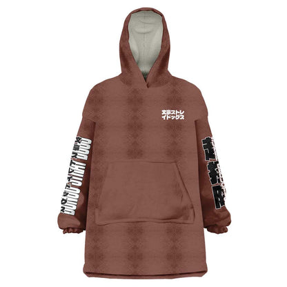 Edogawa Ranpo Bungou Stray Dogs Wearable Blanket Hoodie Japan Anime Style TS04
