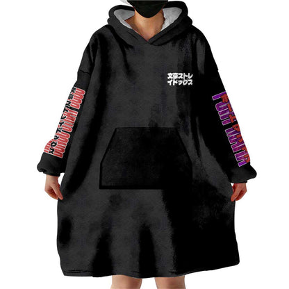 Ryunosuke Akutagawa Bungou Stray Dogs Wearable Blanket Hoodie Japan Anime Style TS04