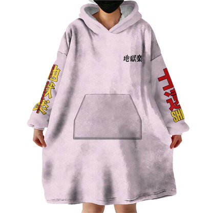 Yamada Asaemon Shion Hells Paradise Wearable Blanket Hoodie Japan Anime Style TS04