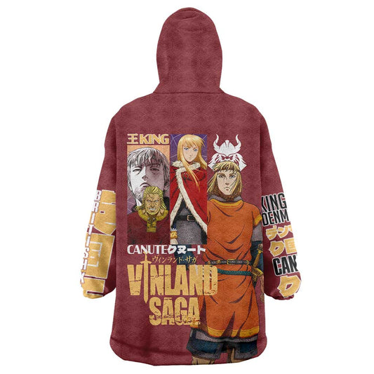 Canute Vinland Saga Wearable Blanket Hoodie Japan Anime Style TS04