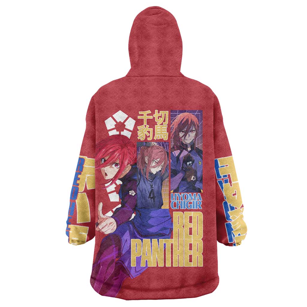 Hyoma Chigiri Blue Lock Wearable Blanket Hoodie Japan Anime Style TS04