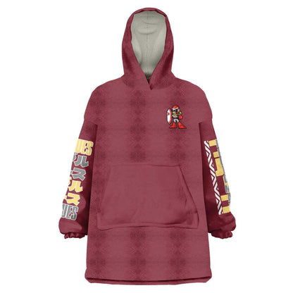 Proto Man Mega Man Wearable Blanket Hoodie Japan Anime Style TS04
