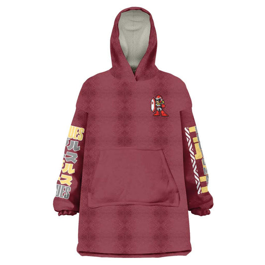 Proto Man Mega Man Wearable Blanket Hoodie Japan Anime Style TS04