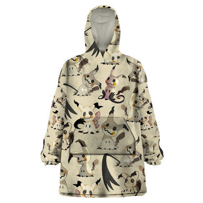 Mimikyu - Pattern Style Wearable Blanket Hoodie TS04