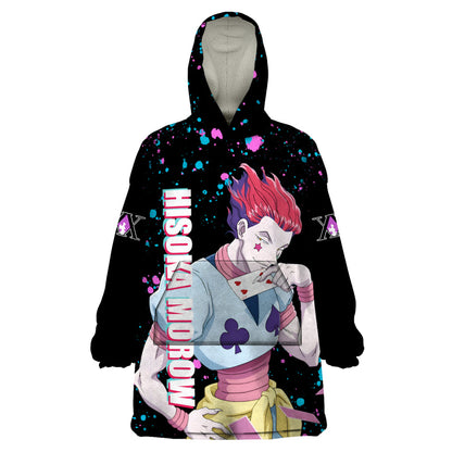 Hisoka Morow Wearable Blanket Hoodie Hunter X Hunter TS04