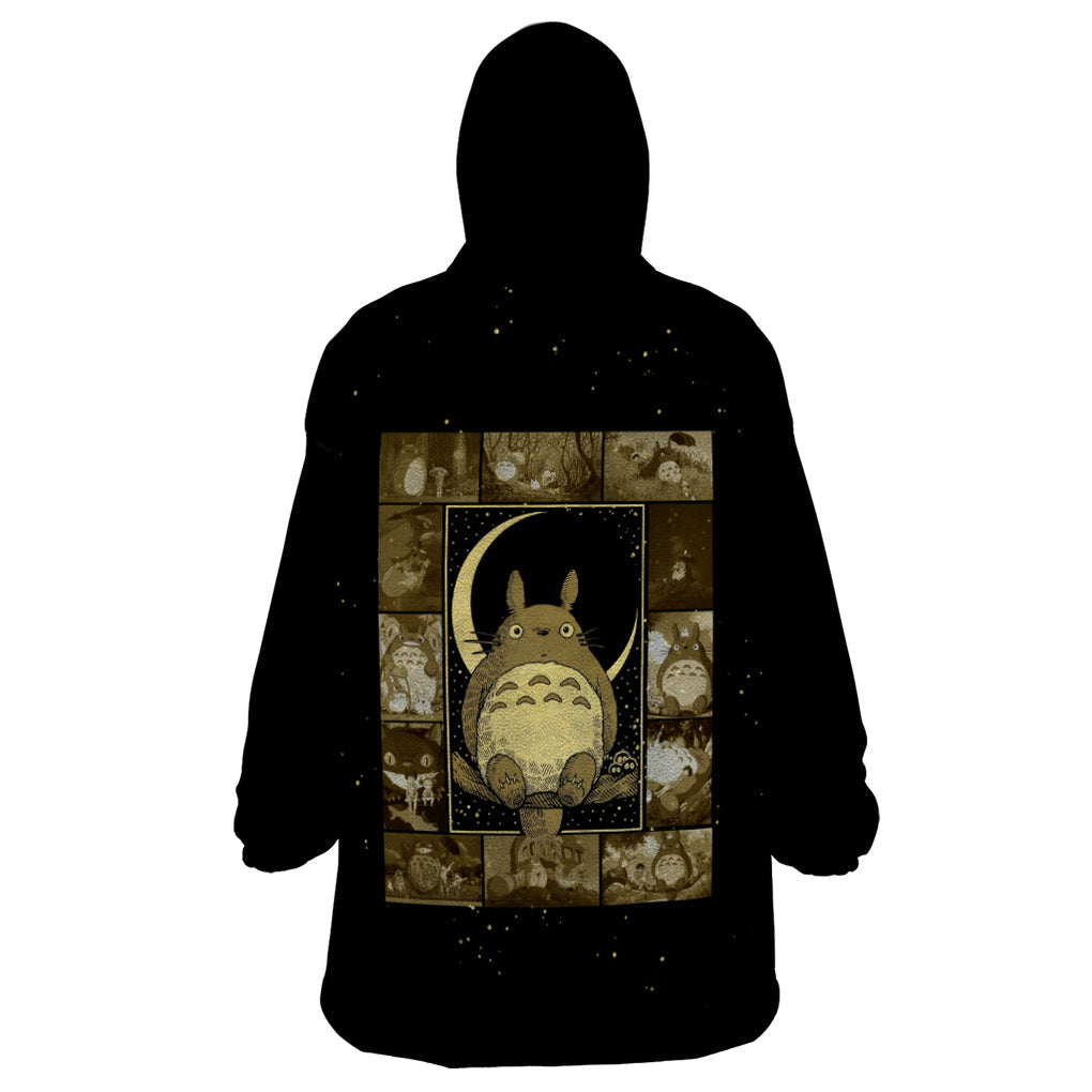 Totoro Anime Movie Wearable Blanket Hoodie Retro Vintage TS07
