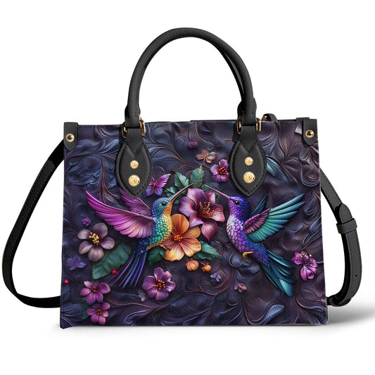 Leather Bag Hummingbird Harmony