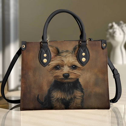 Yorkie Leather Bag My Soul