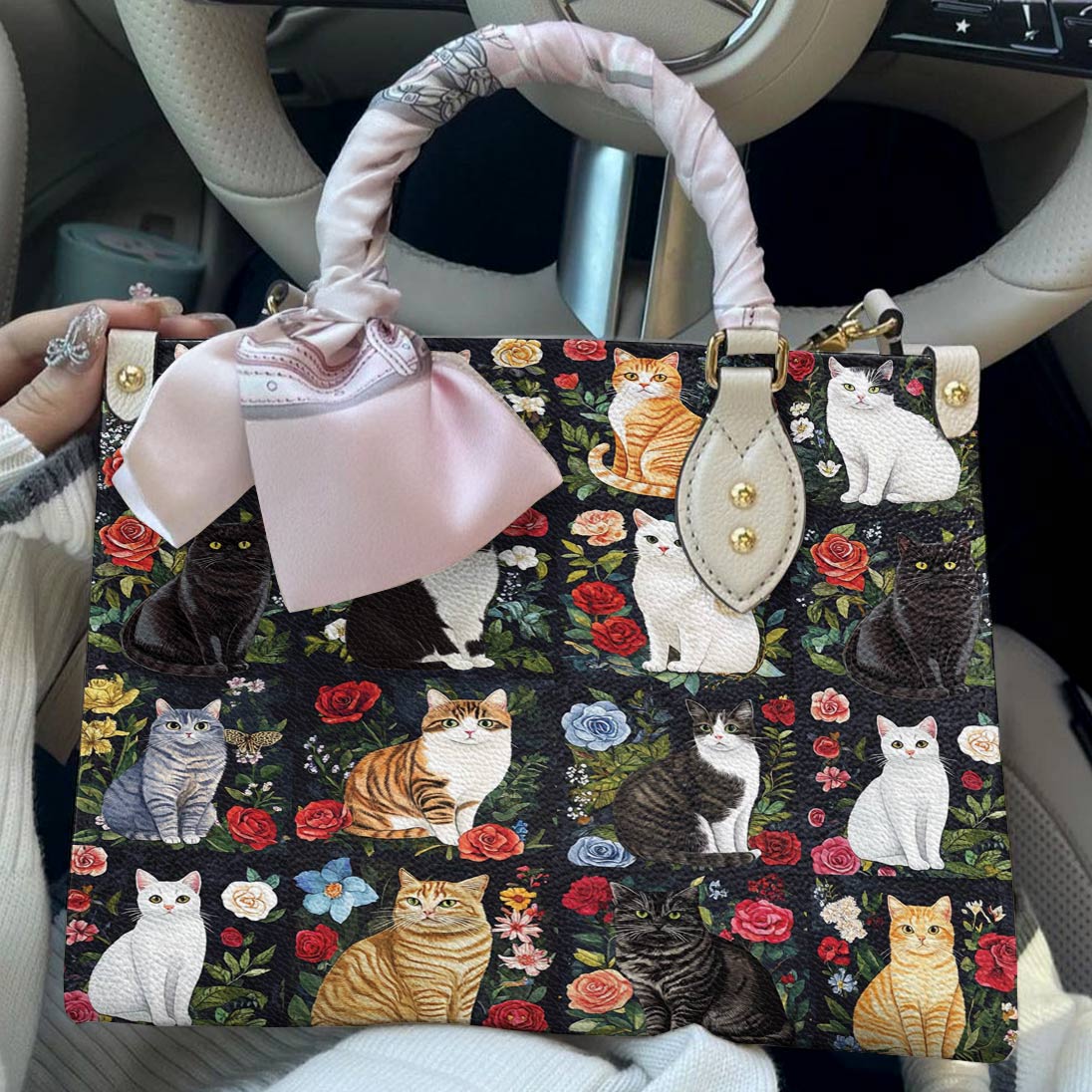 Leather Bag Cat Lover’s Paradise