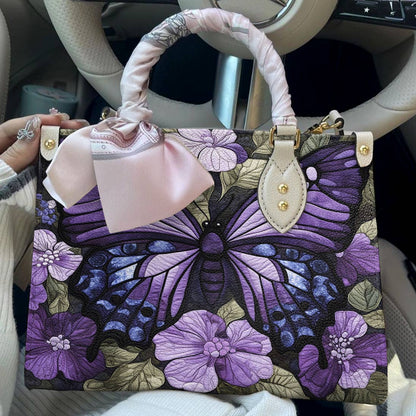 Butterfly Leather Bag Velvet Flight