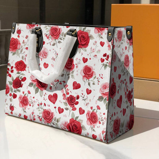 Leather Bag Romantic Rose