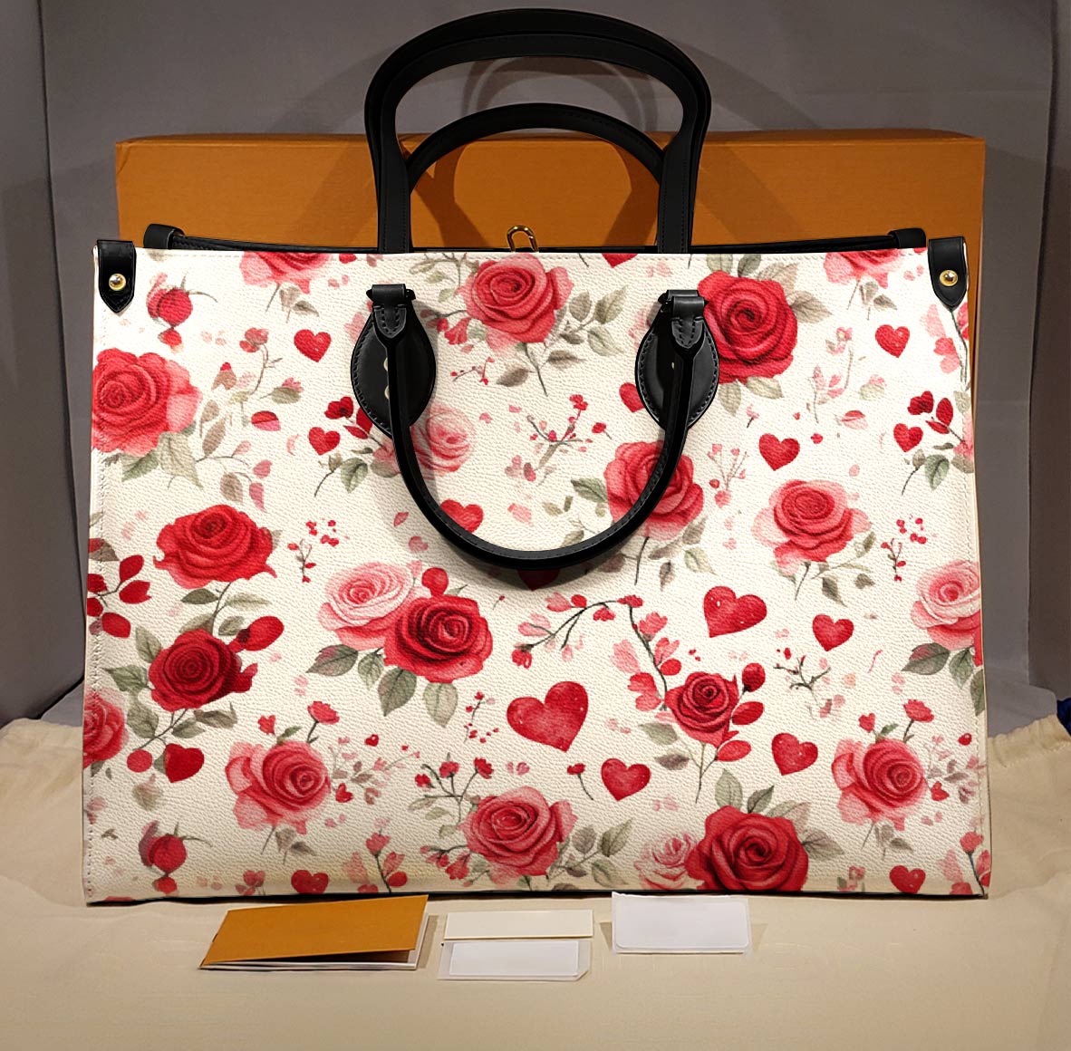 Leather Bag Romantic Rose