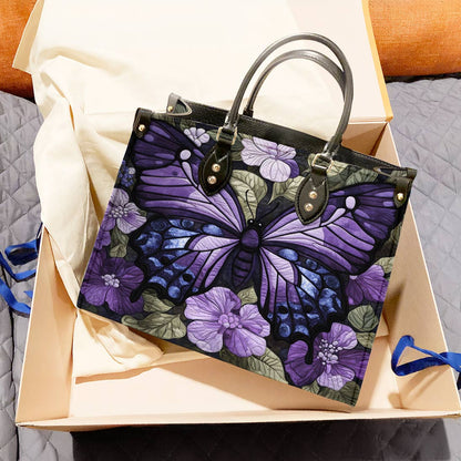 Butterfly Leather Bag Velvet Flight