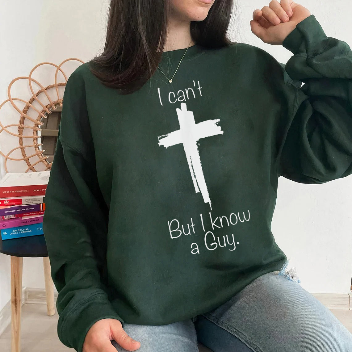 I Can't But I Know A Guy Christmas T-shirt, Christmas For Gift, Sweatshirt Christmas, Christmas Gift