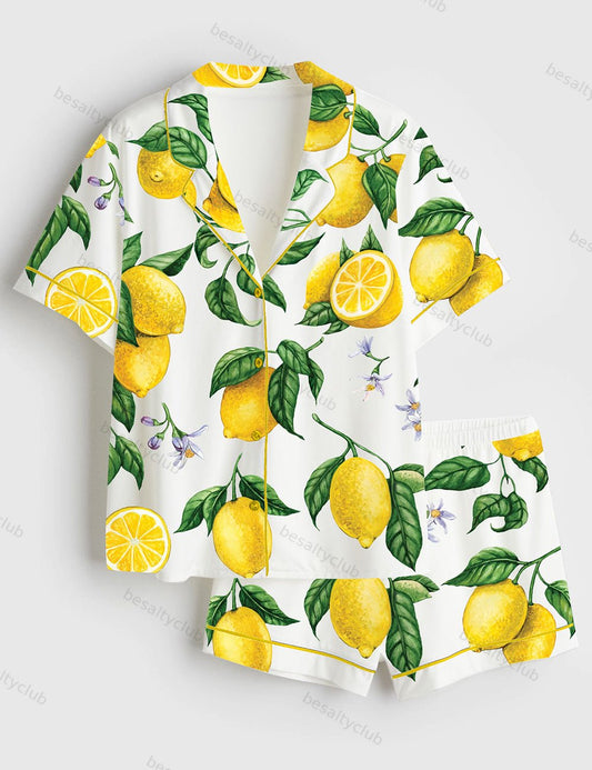 Lemon Pajama Set
