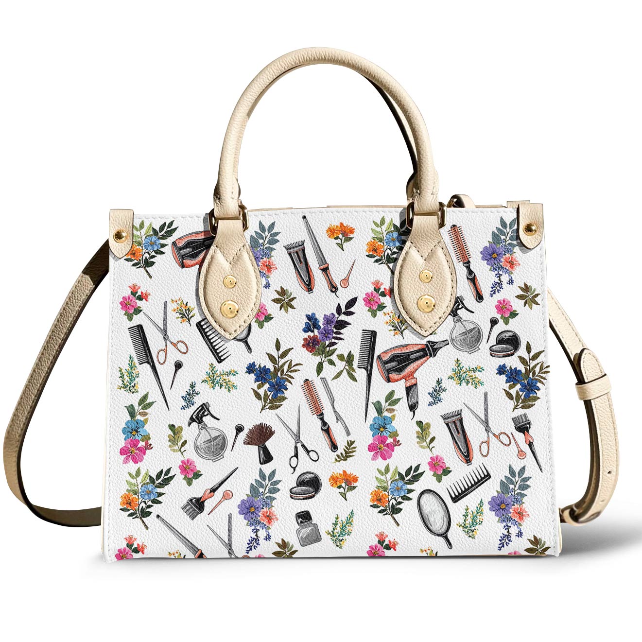 Leather Bag Hairstylist’s Elegance
