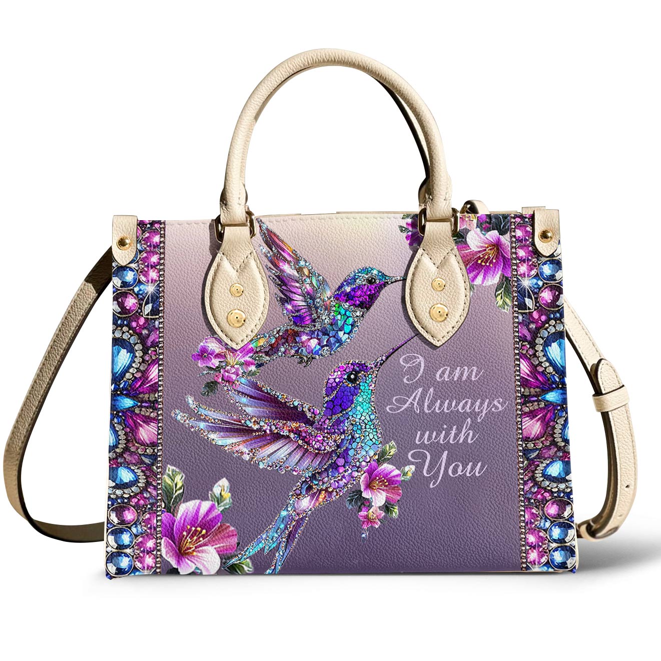 Hummingbird Leather Bag I Am Always With You