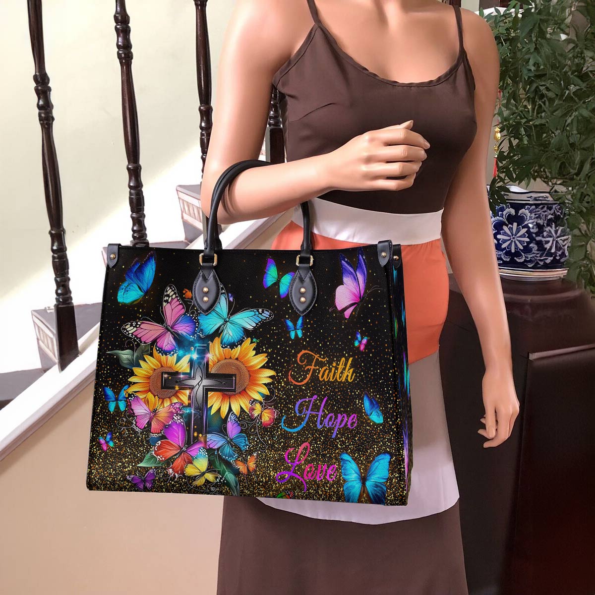 Butterfly Leather Bag Sunshine & Spirit