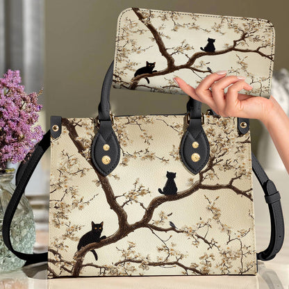 Black Cat Leather Bag Soul