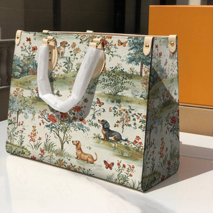 Dachshund Leather Bag The Gentle Garden