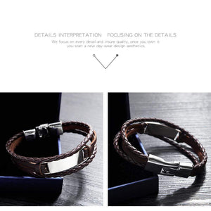 Mom To Son - I Believe In You Leather Bracelet