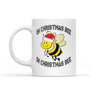 Oh Christmas Bee Funny Christmas Bee Lovers Gift  White Mug Gift For Christmas