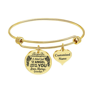 Grandpa To Granddaughter - Love Always Customized Name Bracelet