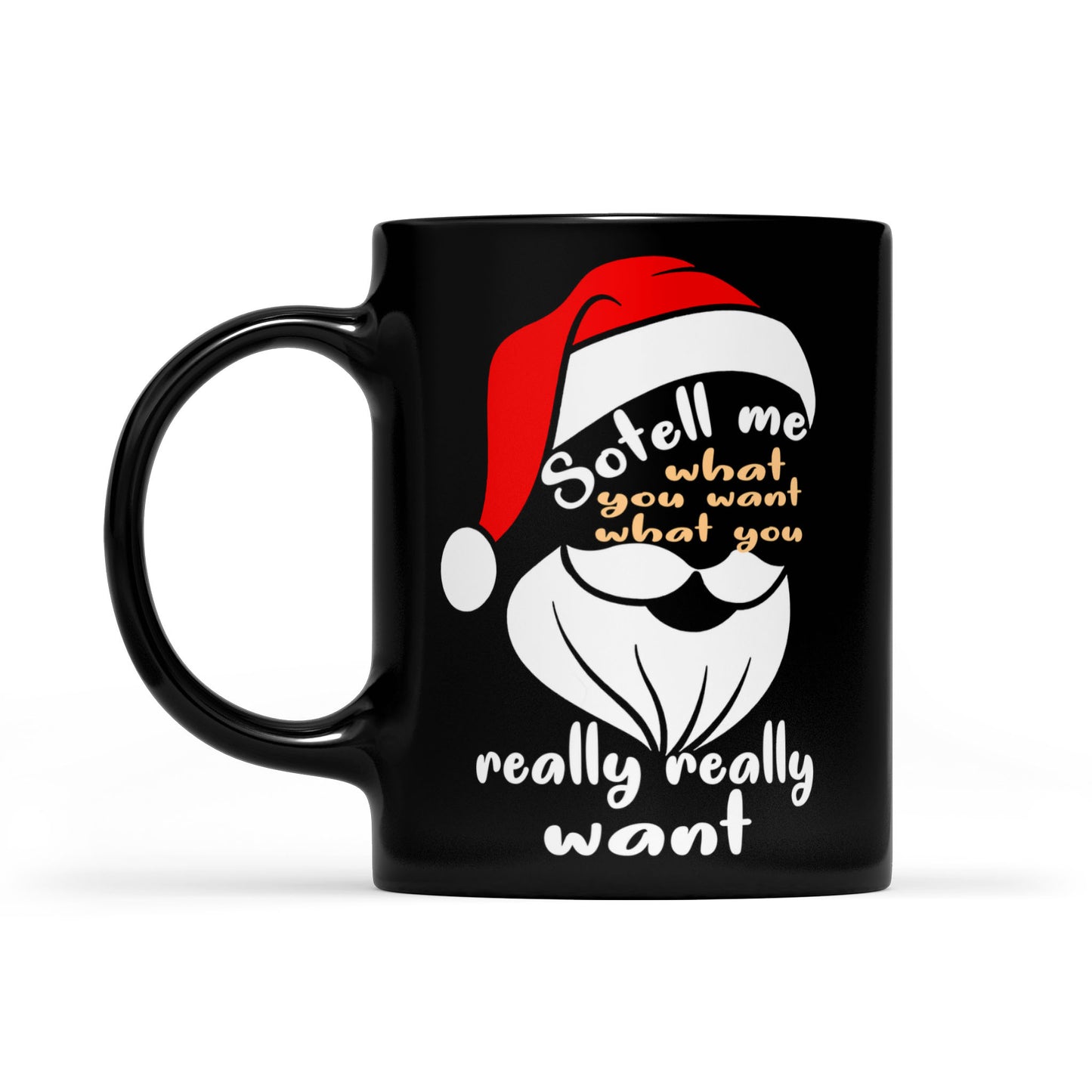 Mar sin Inis Do Dhíol Atá A Dhíth Agat An Nollaig - Bronntanas Mug Dubh Don Nollaig