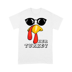 Funny Matching Thanksgiving Couples Gift For Men Her Turkey  Tee Shirt Gift For Christmas