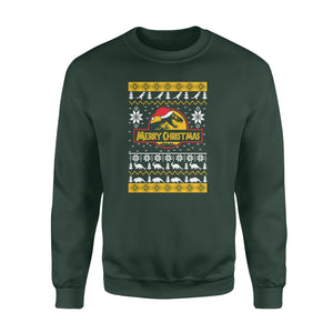 Inspired Funny The World of Dinosaur Park Ugly Christmas Sweater Jumper Xmas - Funny sweatshirt gifts christmas ugly sweater for men and women