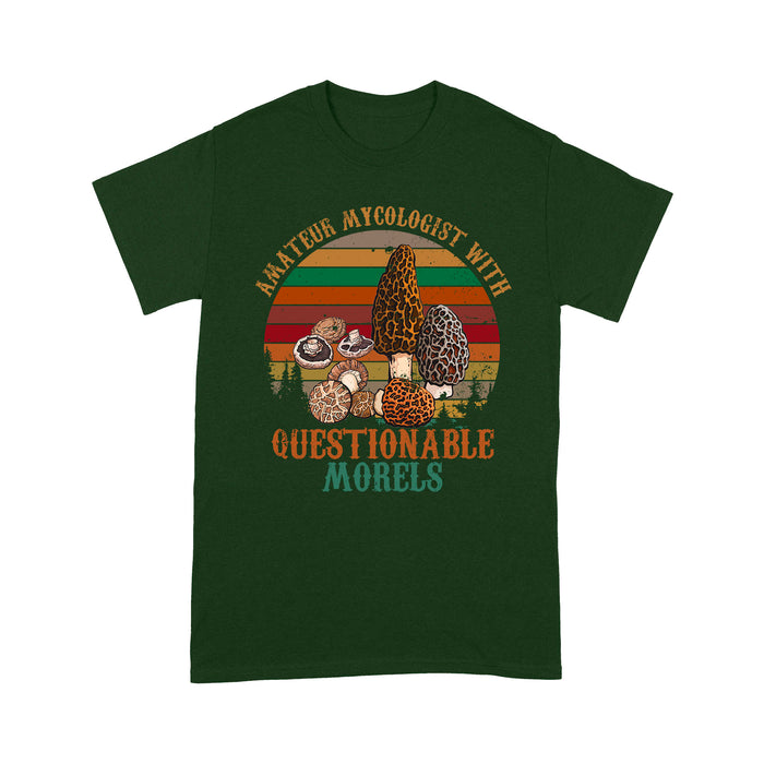Amateur Mycologist With Questionable Morels - Standard T-shirt Tee Shirt Gift For Christmas