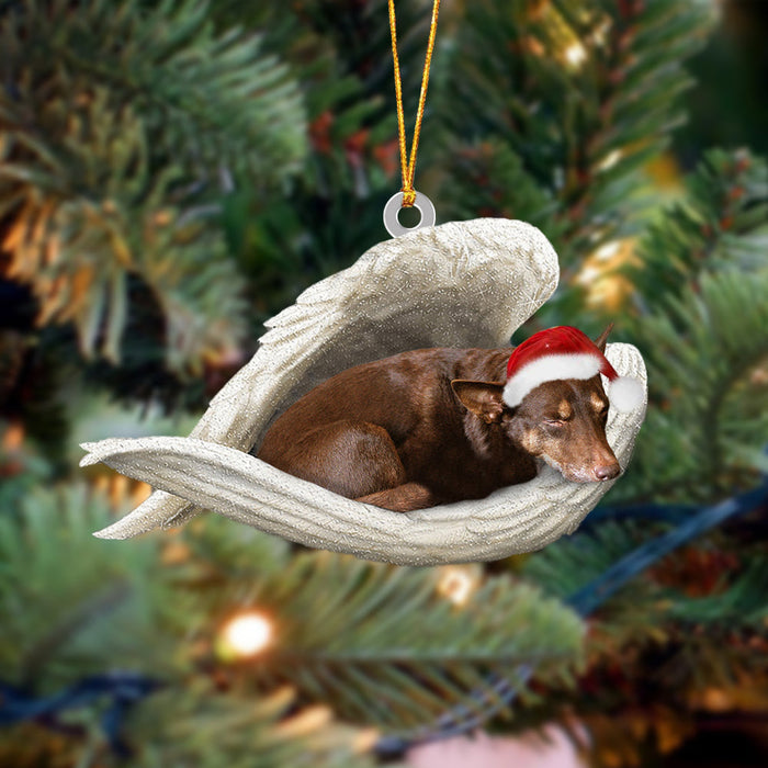 Australian Kelpie Sleeping Angel Christmas Ornament Godmerch - Best gifts your whole family