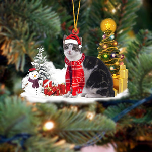 American Wirehair Cat Christmas Ornament Christmas Tree Hanging Acrylic Ornament Gift - Best gifts your whole family