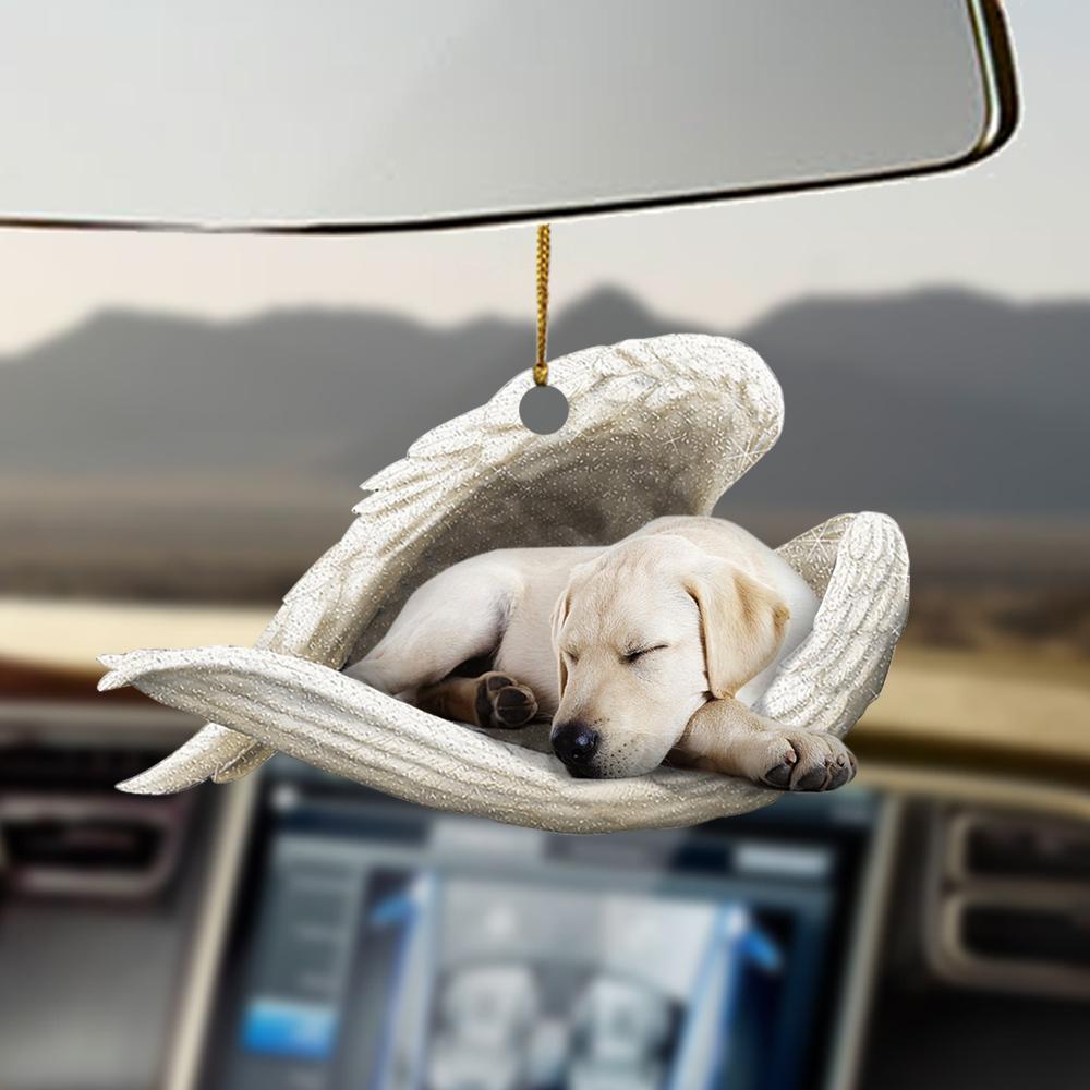 Labrador Retriever Sleeping Angel Labrador Retriever Lovers Dog Moms Ornament - Best gifts your whole family