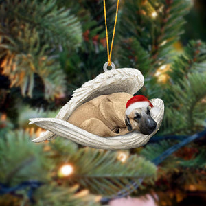 Anatolian Shepherd Dog Sleeping Angel Christmas Ornament Godmerch - Best gifts your whole family