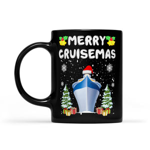 Merry Cruisemas Funny Matching Family Group Gift  Black Mug Gift For Christmas
