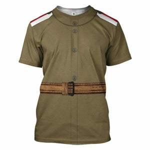 3D Russian Soldier Uniform Tshirt Hoodie Apparel