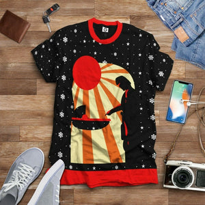 3D The Mandalorian Christmas Custom Tshirt Hoodie Apparel