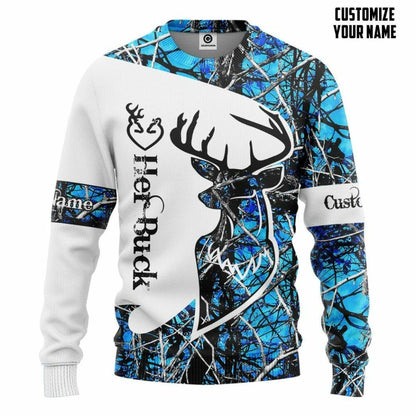 3D Her Buck Valentine Saincheaptha Ainm Tshirt Hoodie Apparel