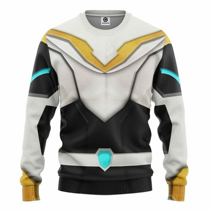 Cosantóir Finscéalach 3D Voltron Hunk Garrett Armúr Éadaí Hoodie Tshirt Saincheaptha