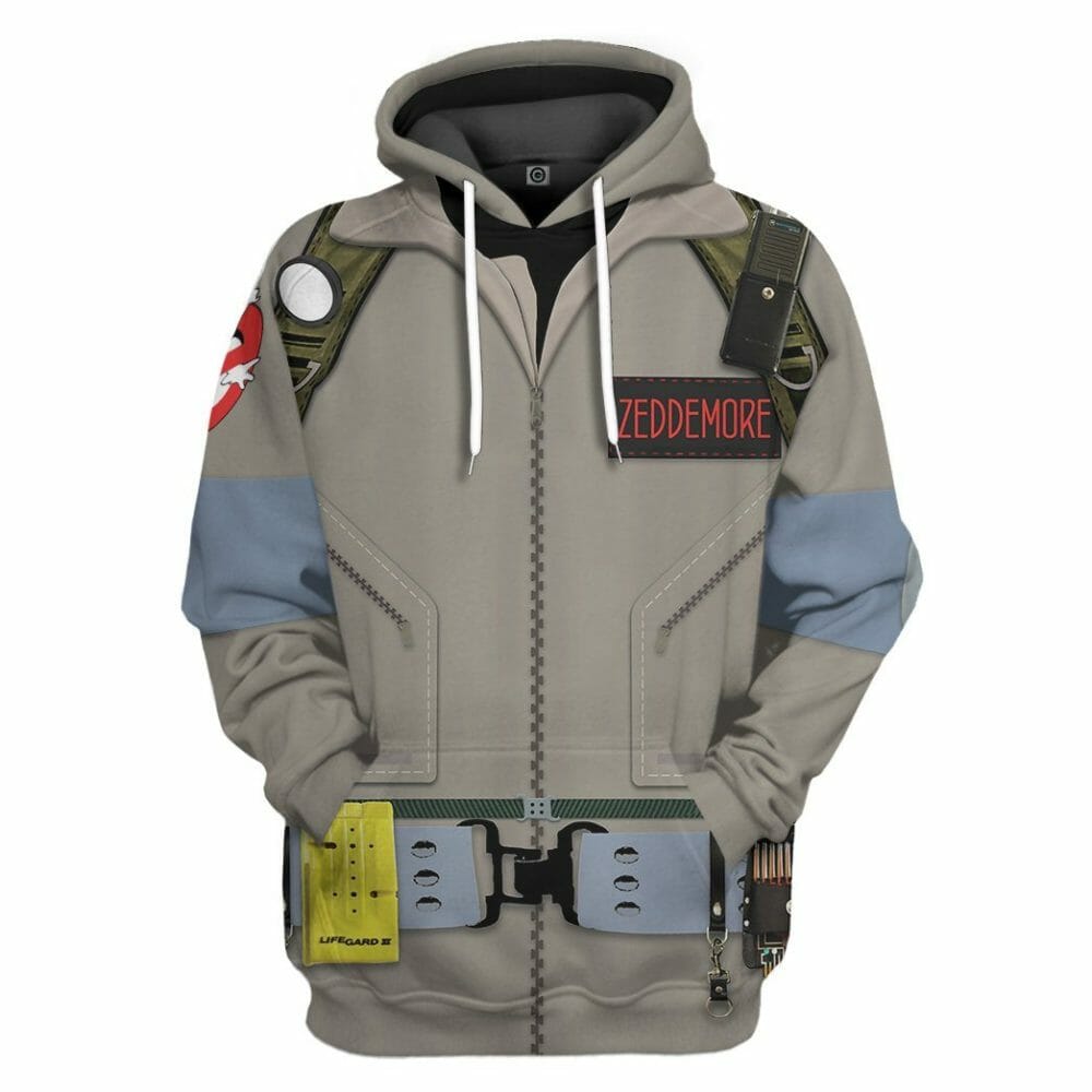 Ghostbusters 1984 Zeddemore Cosplay Saincheaptha Tshirt Éadaí Cochaillín