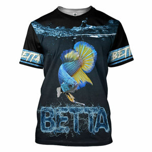 3D Betta Lovers Custom Tshirt Hoodie Apparel