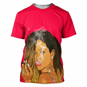 3D Rihanna Custom Tshirt Hoodie Apparel