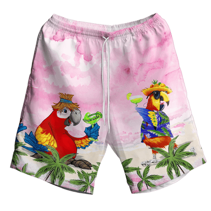 Beautiful Parrot Pattern Collection Design  Hawaiian Shirt, Hawaiian For Gift