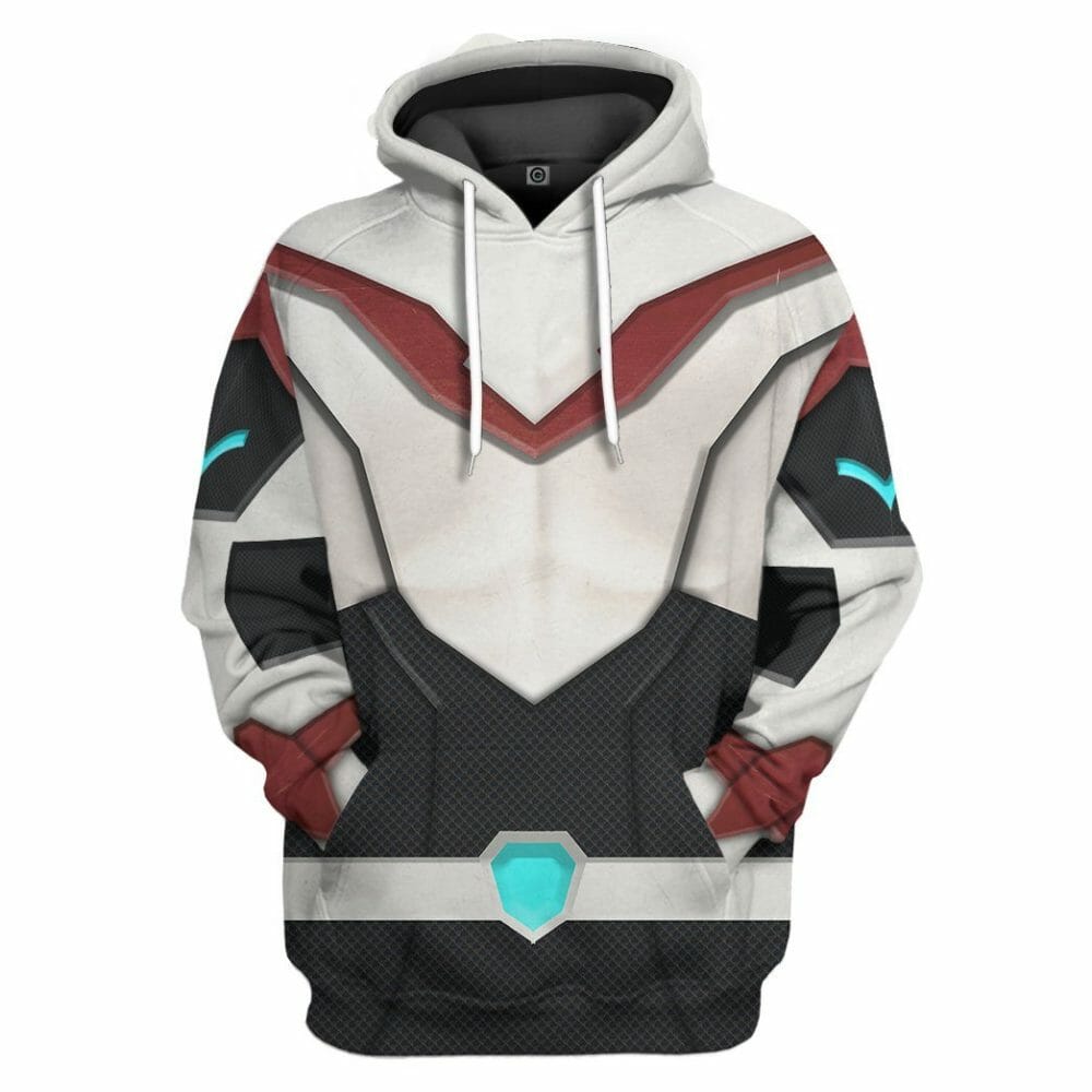 Cosantóir Finscéalach 3D Voltron Keith Kogane Armor Custom Tshirt Hoodie Apparel