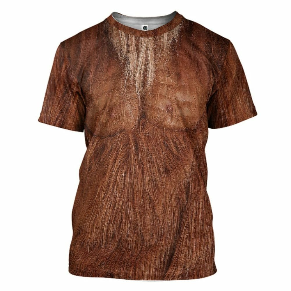 Éadaí Cochaillín Tléine éadaí 3D Bigfoot